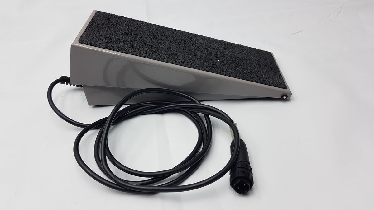 Vintage Industrial Variable Speed Foot Control Switch Pedal Gray