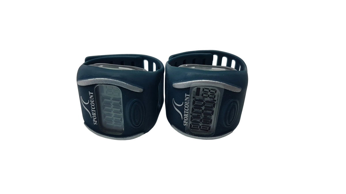 Lot of 2 SportCount Lap Counter & Timer Waterproof Finger Ring Stopwatch For Swimming and Running Tracking