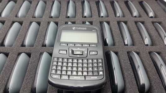 Lot of 36 Turning Technologies QT2 Audience Response Device Clickers P/N RCQR-02G