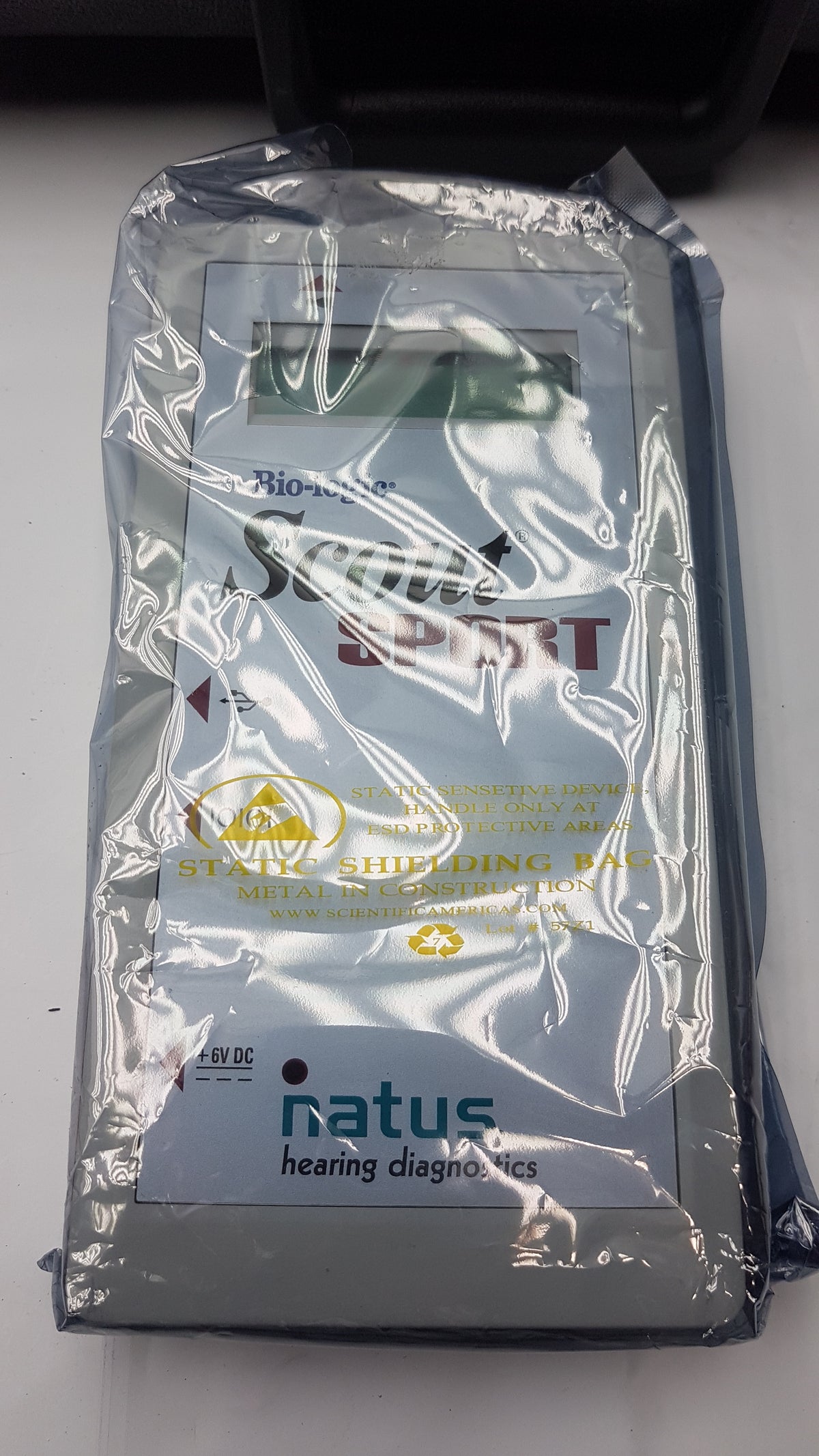 Bio-logic Scout Sport Natus Hearing Diagnostic Screening Device With Case & Accessories
