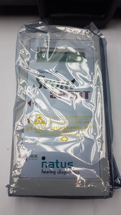 Bio-logic Scout Sport Natus Hearing Diagnostic Screening Device With Case & Accessories