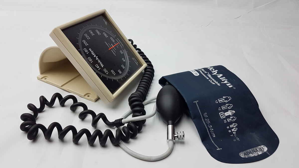 Welch Allyn Tycos Wall Mount Aneroid Sphygmomanometer With Cuff