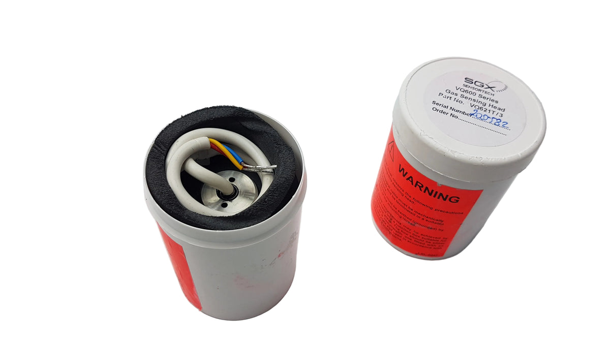 Lot of 2 SGX Sensortech VQ600 Series Gas Sensing Heads P/N VQ621T/3