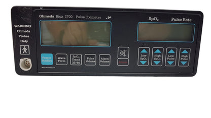 BOC Health Care Ohmeda Biox 3700 Pulse Oximeter Patient Monitor S/N FMAX00690