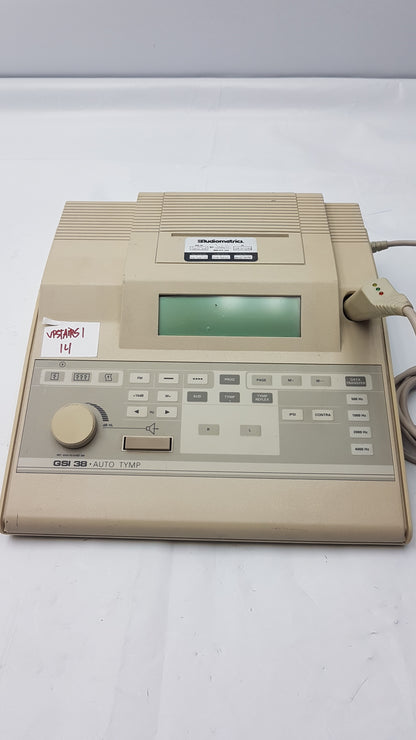 Grason Stadler GSI 38 Version 4 Auto Tymp Tympanometer Audiometer Ref 1738