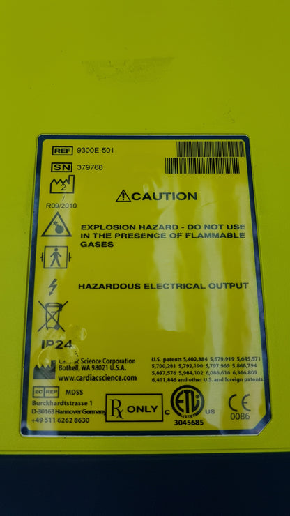Cardiac Science Powerheart AED G3 Automated External Defibrillator Ref 9300E-501