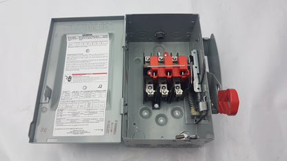Siemens HNF361 Non Fusible Heavy Duty Safety Switch 3-Pole 30A 600V