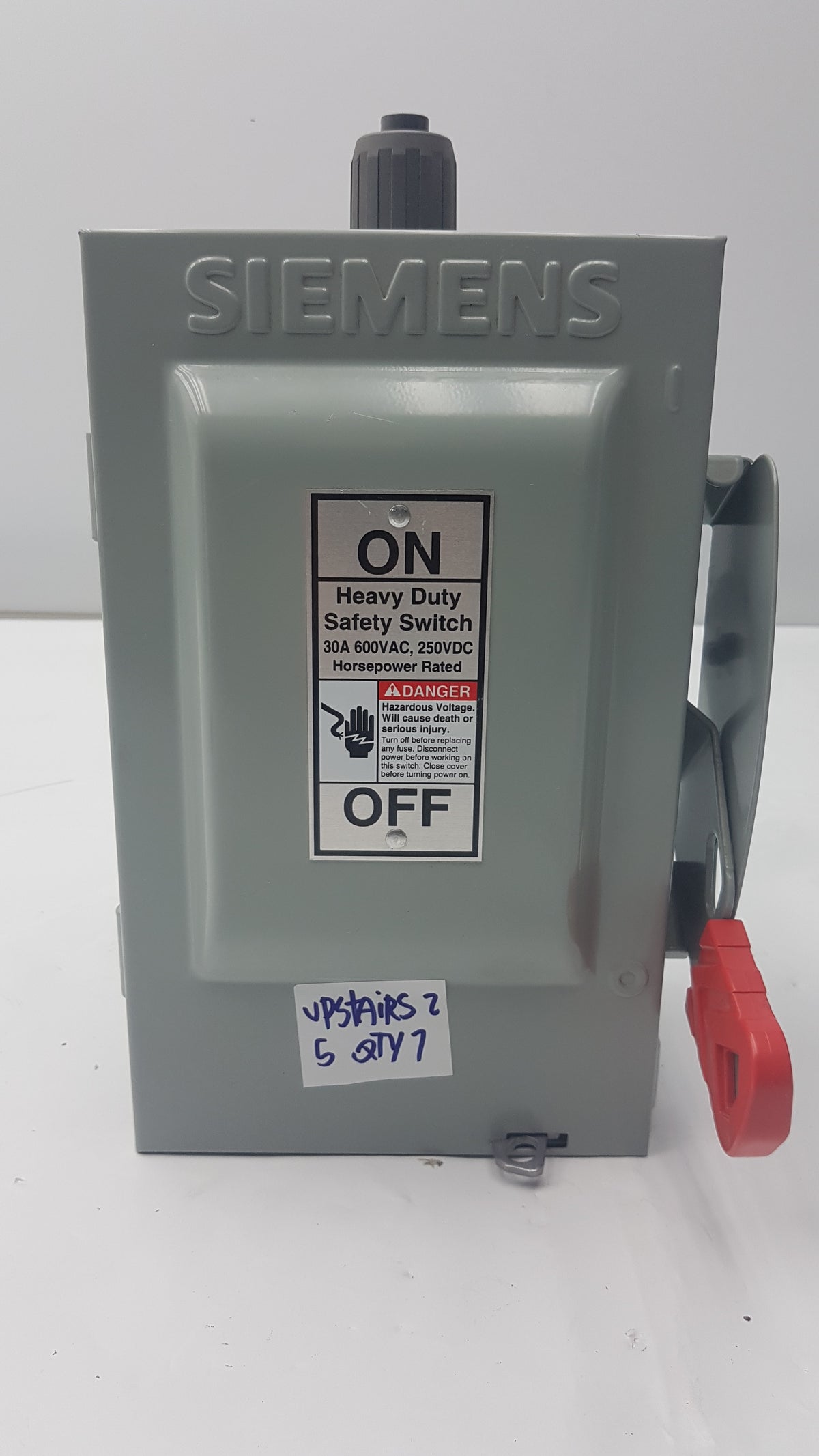 Siemens HNF361 Non Fusible Heavy Duty Safety Switch 3-Pole 30A 600V