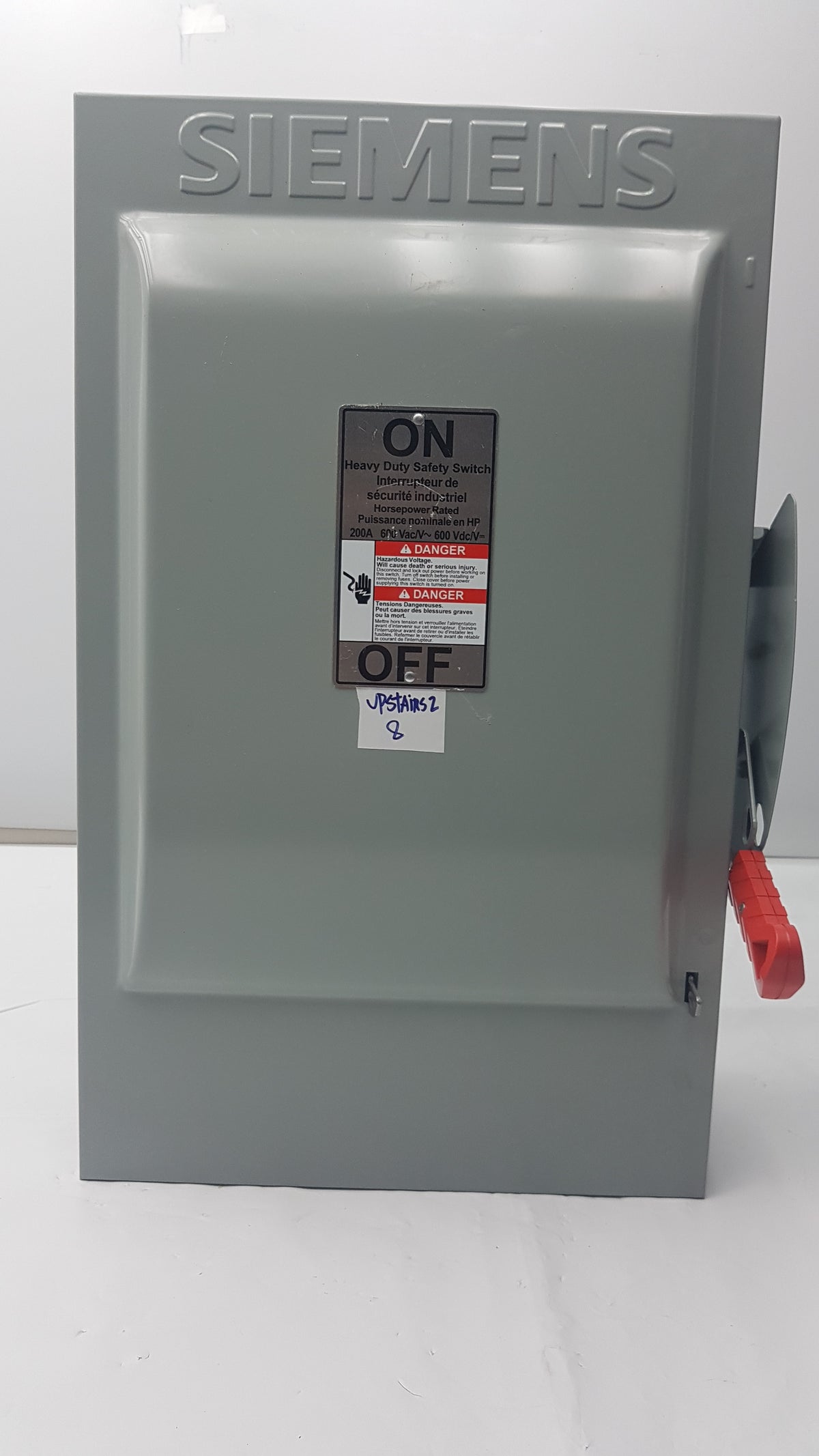Siemens HNF364 200 Amp 3-Pole Non Fusible Industrial Heavy Duty Safety Switch 600V