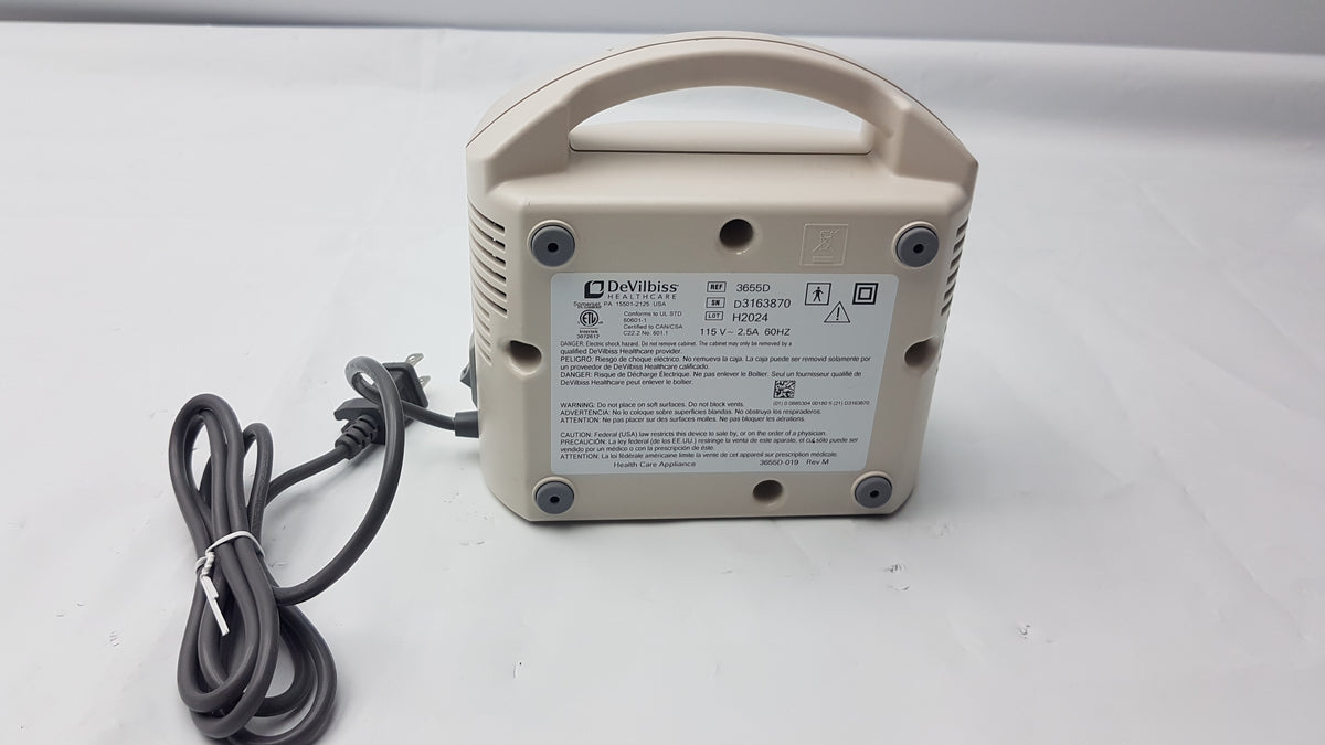 DeVilbiss 3655D Pulmo-Aide Compact Compressor Nebulizer System