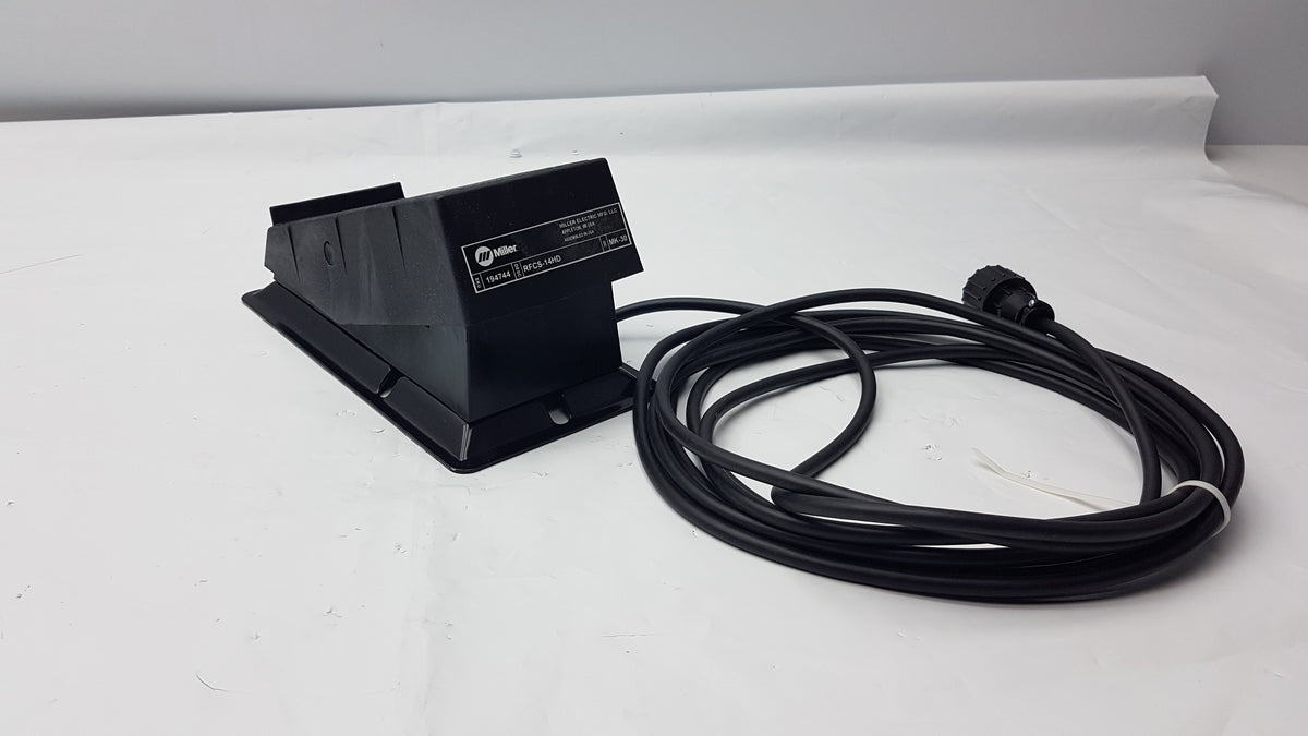 Miller Electric RFCS-14HD Heavy Duty Wired Foot Pedal Amp And Contactor Control