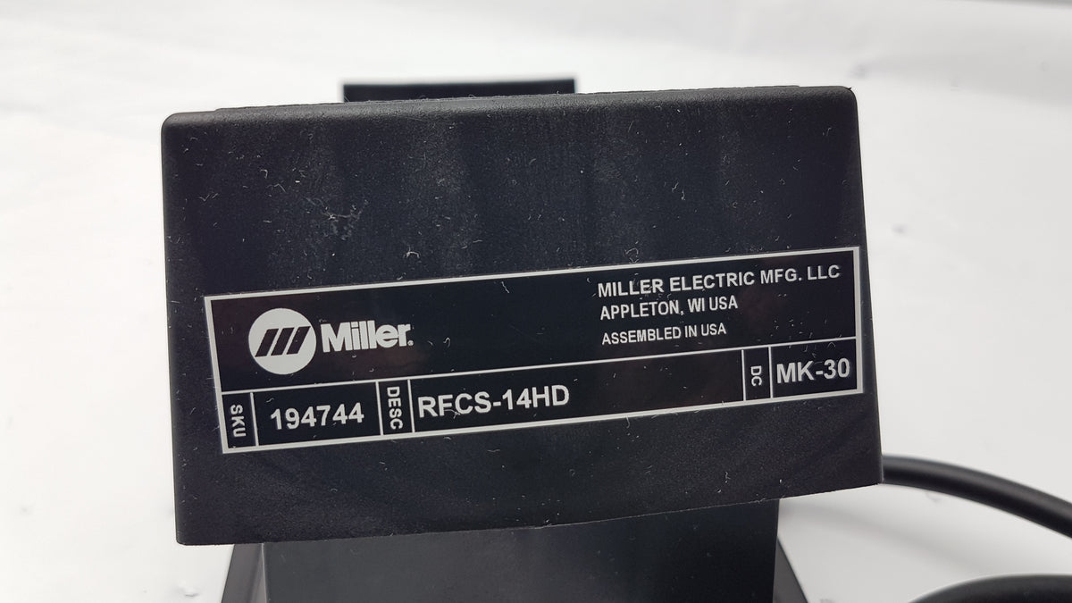 Miller Electric RFCS-14HD Heavy Duty Wired Foot Pedal Amp And Contactor Control