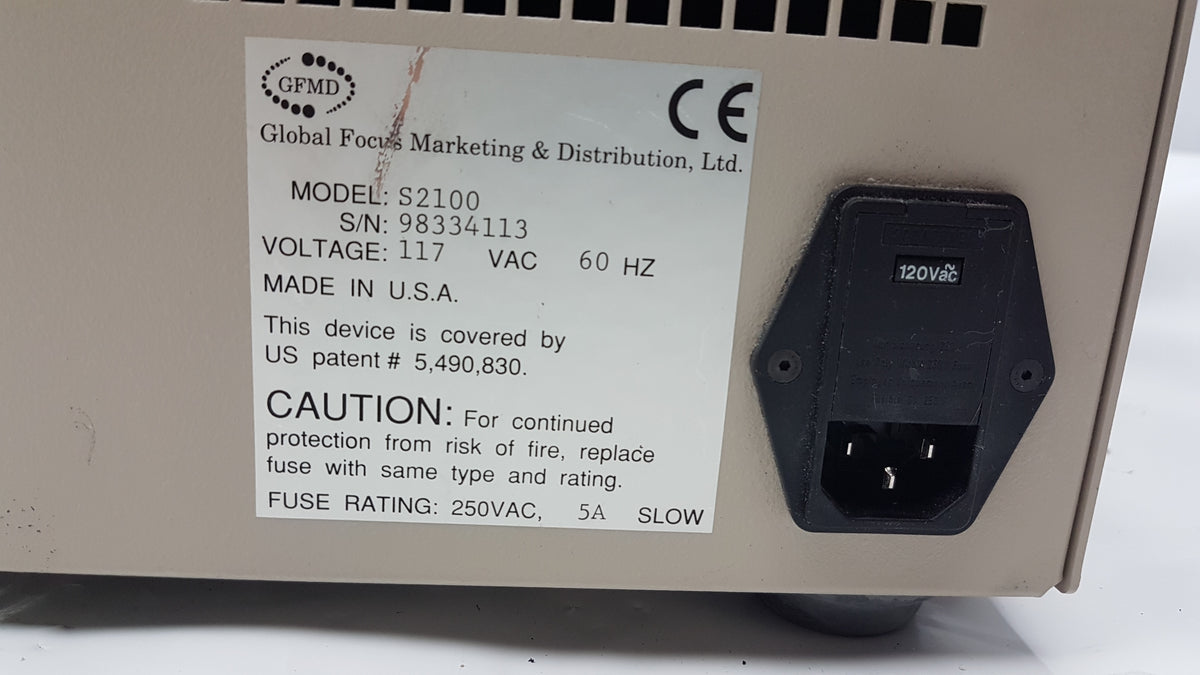The Silent Solution Silencer 2100 Centrifuge System 117V 60Hz Model - S2100