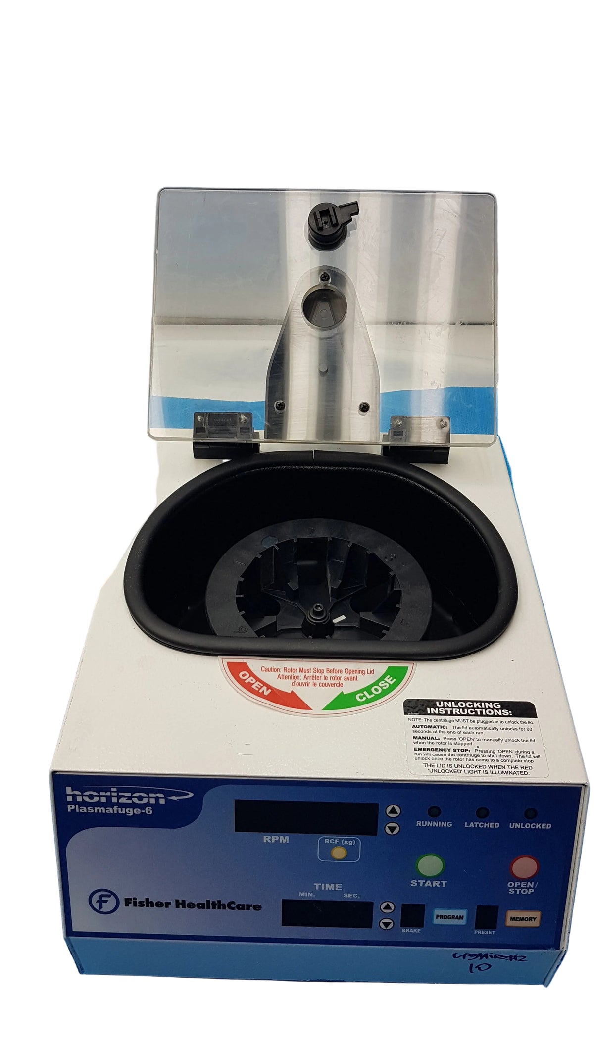 Fisher HealthCare 842VES Horizon Plasmafuge-6 Laboratory Centrifuge 115V 50/60Hz