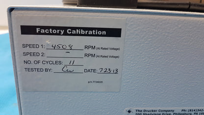 Fisher HealthCare 842VES Horizon Plasmafuge-6 Laboratory Centrifuge 115V 50/60Hz