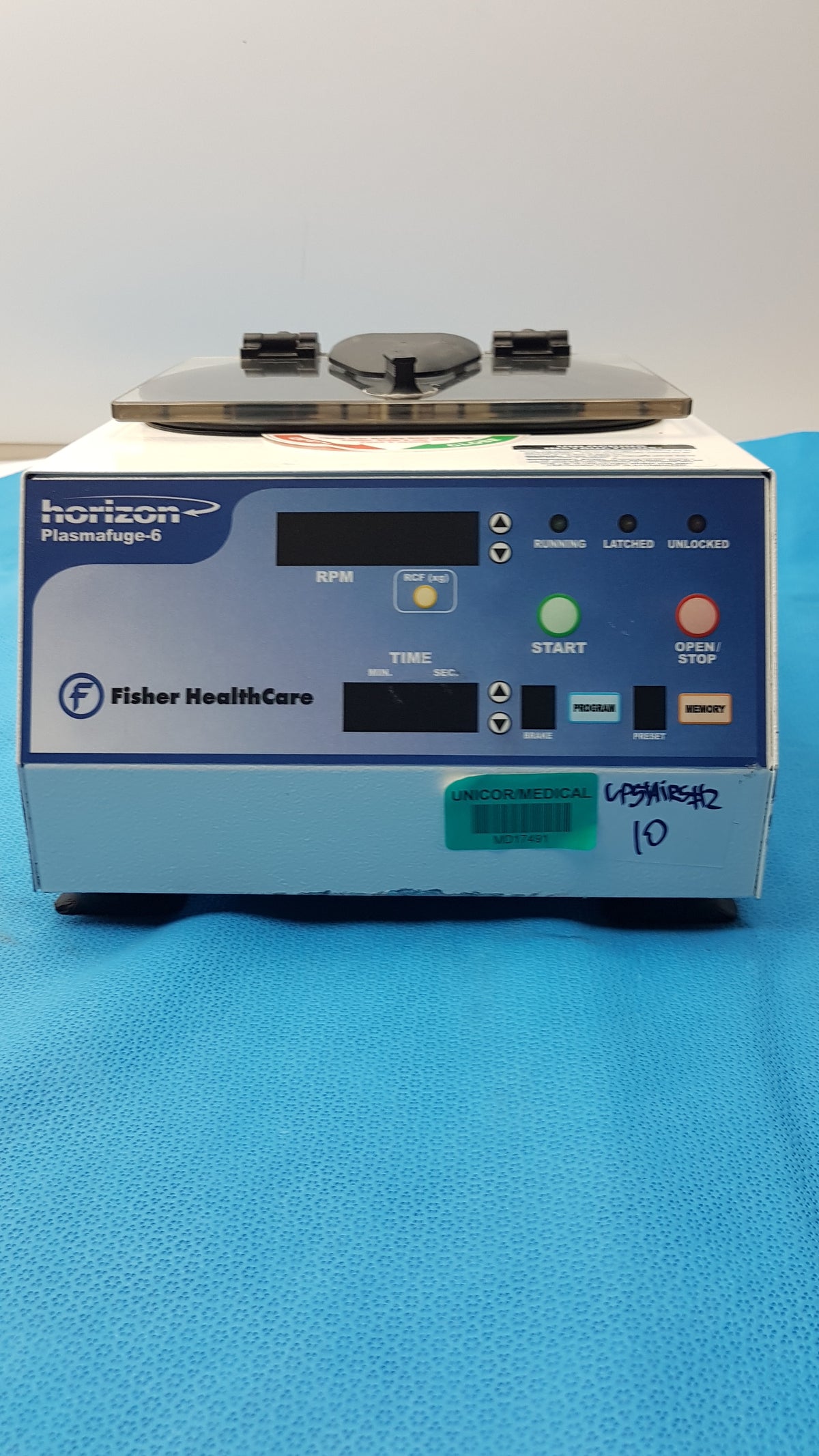 Fisher HealthCare 842VES Horizon Plasmafuge-6 Laboratory Centrifuge 115V 50/60Hz