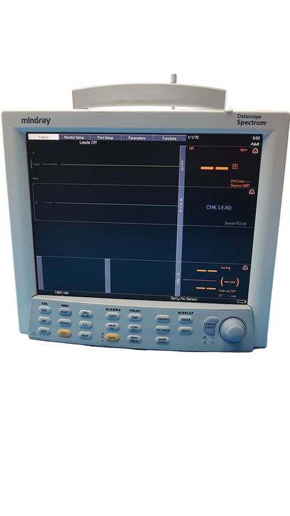 Mindray Datascope Spectrum Multiparameter Patient Monitor Ref 0998-00-1000S5006A
