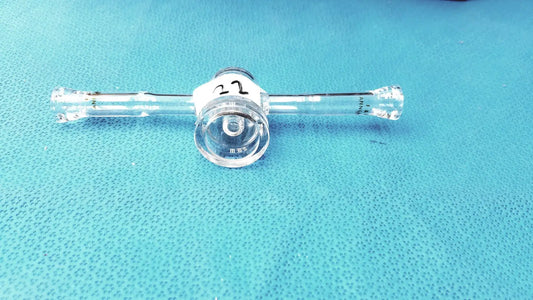 Reuse Medical 24/40 Borosilicate Lab Adapter with Glass Stopcock Valve for Vacuum Other Medical & Lab Glassware, second-hand product photo 1