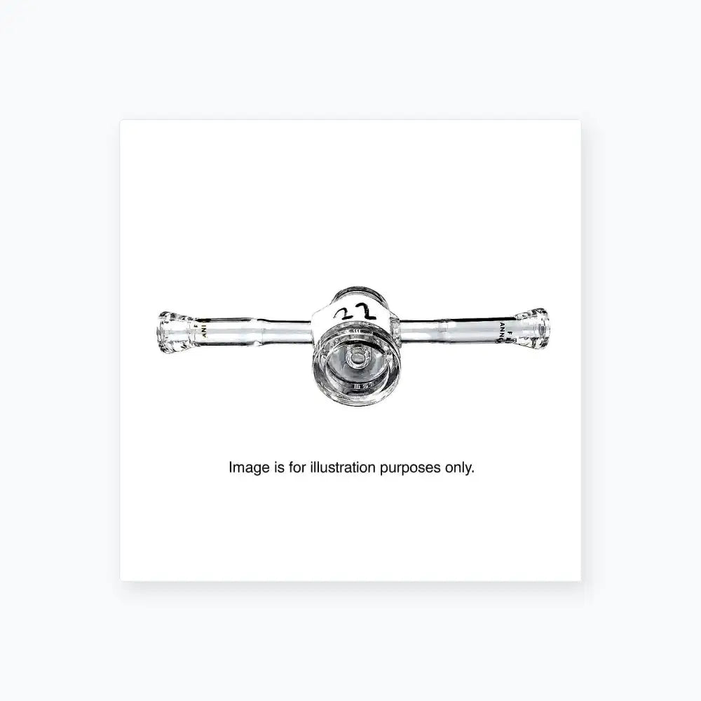 24/40 Borosilicate Lab Adapter with Glass Stopcock Valve for Vacuum - Other Medical & Lab Glassware