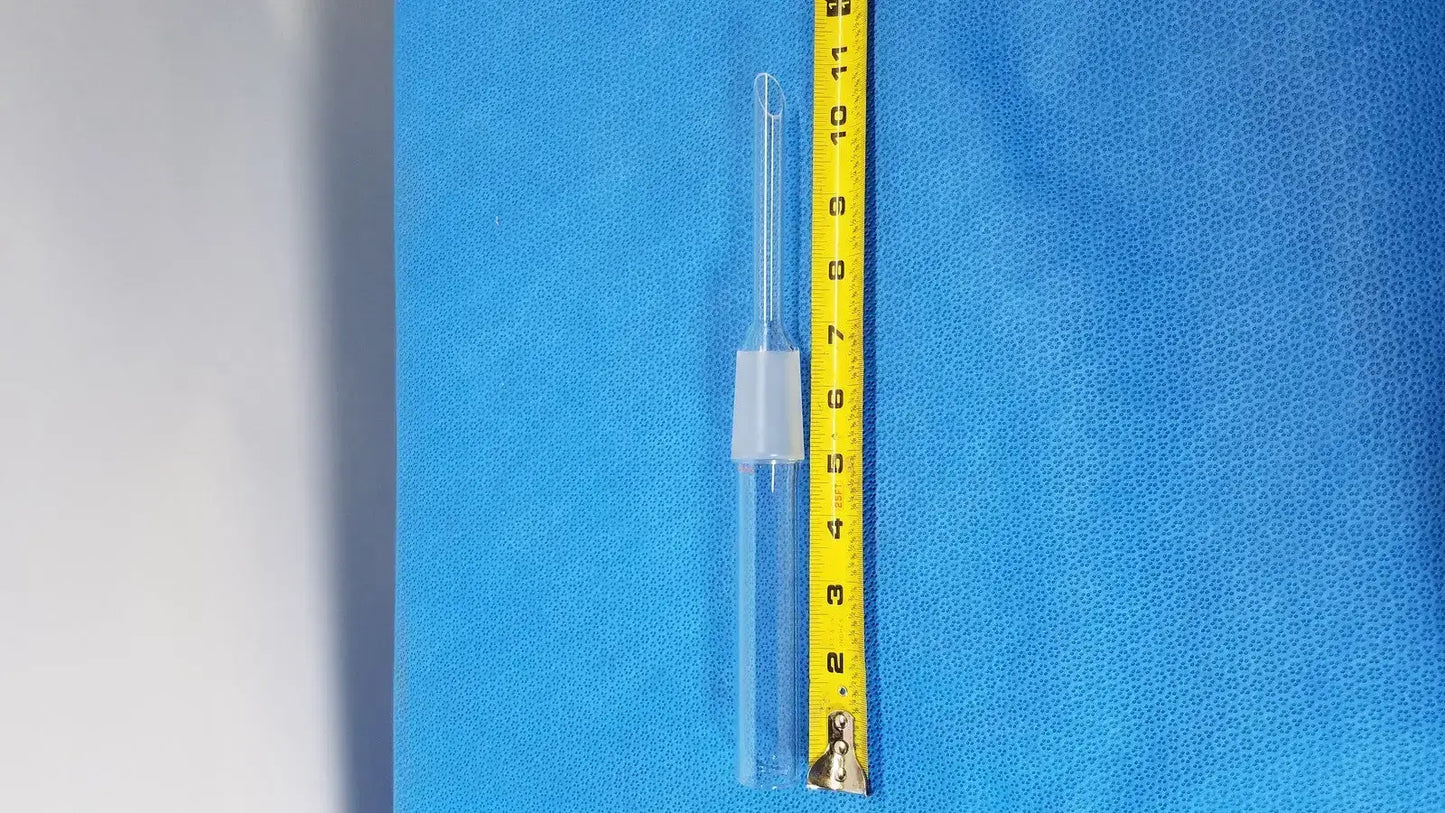 Unbranded 29/42 Male Joint Lab Glass Straight Receiver Adapter Borosilicate Quickfit Laboratory Glassware Adapter, second-hand product photo 1