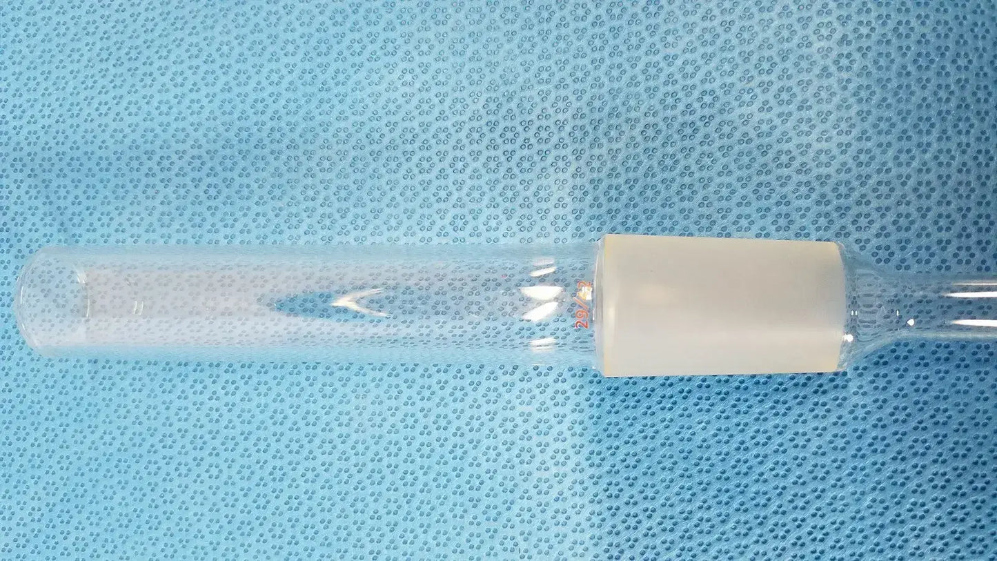 Unbranded 29/42 Male Joint Lab Glass Straight Receiver Adapter Borosilicate Quickfit Laboratory Glassware Adapter, second-hand product photo 4