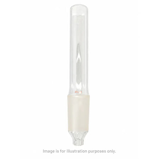 29/42 Male Joint Lab Glass Straight Receiver Adapter Borosilicate Quickfit - Laboratory Glassware Adapter