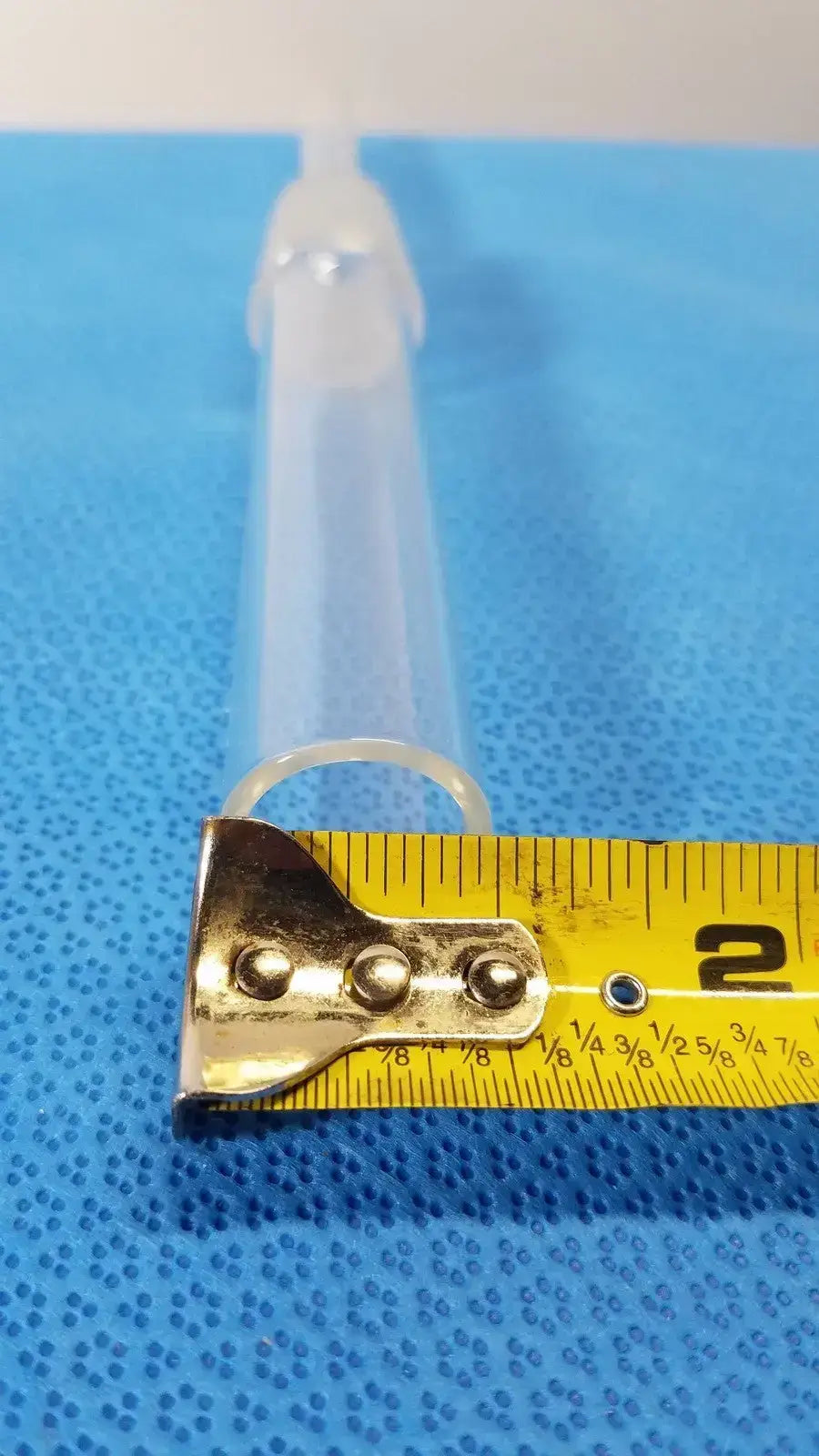 Unbranded 29/42 Male Joint Lab Glass Straight Receiver Adapter Borosilicate Quickfit Laboratory Glassware Adapter, second-hand product photo 2