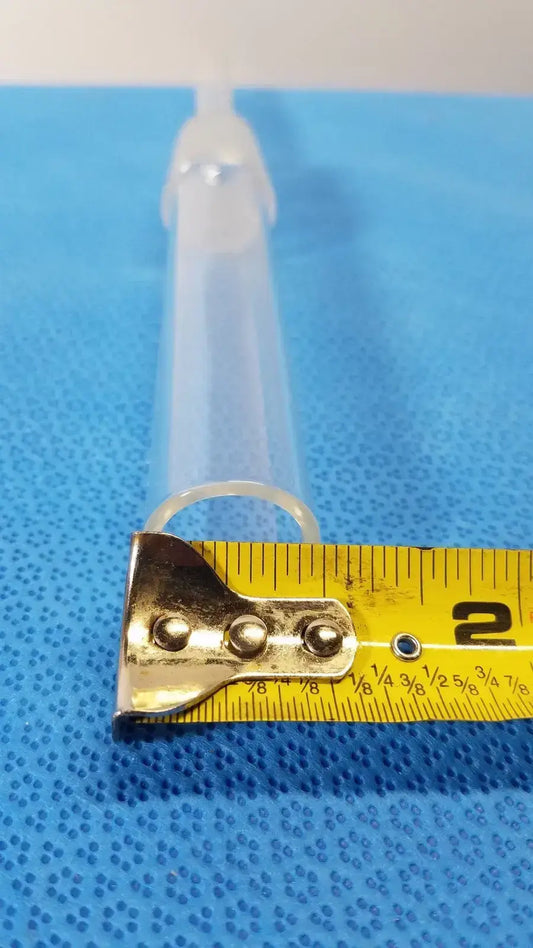 Unbranded 29/42 Male Joint Lab Glass Straight Receiver Adapter Borosilicate Quickfit Laboratory Glassware Adapter, second-hand product photo 2