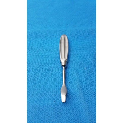 Silver surgical instrument 2977-01 with textured handle and tapered end chandler bone elevators large bone elevators