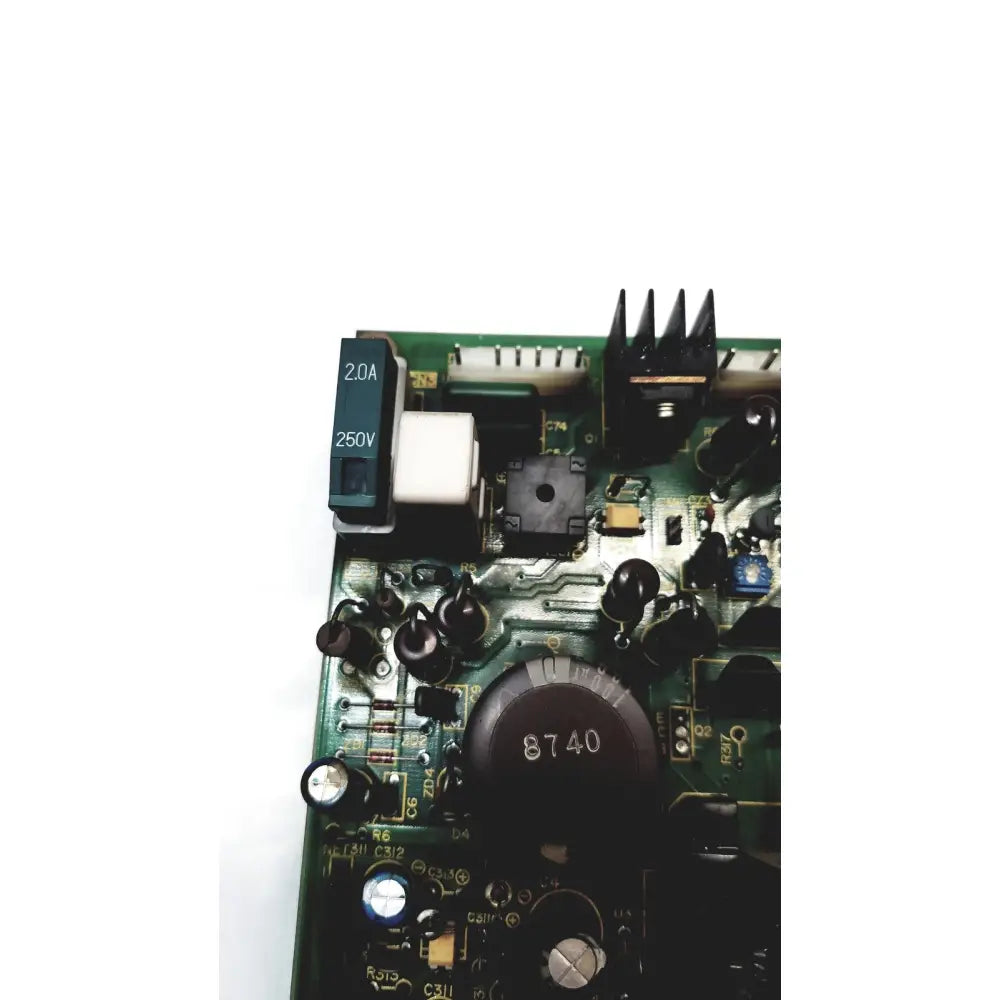 Green circuit board 2p8414t mother board with black silver components large capacitor 8740 and white 2.0a 250v part