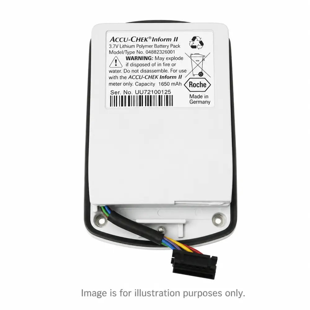 3.7V Lithium Battery Pack For Accu-Chek Inform II - 04882326001 - Medical Device Battery