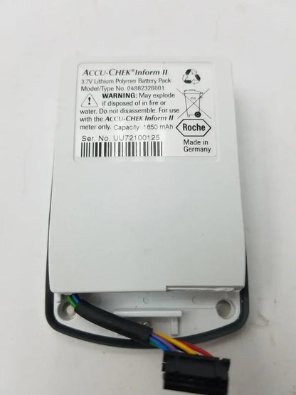 Generic 3.7V Lithium Battery Pack For Accu-Chek Inform II - 04882326001 Medical Device Battery, second-hand product photo 3