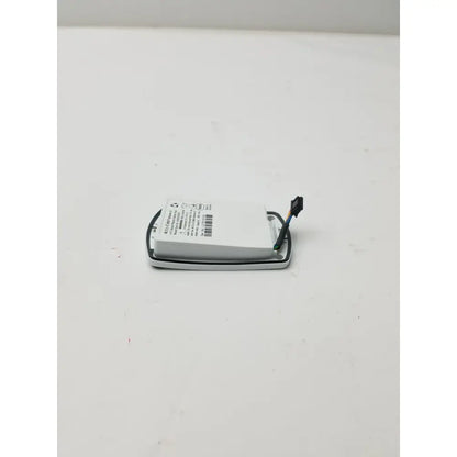 3.7v lithium battery pack for accu-chek inform ii with white rectangular adapter, black connector, and silver casing