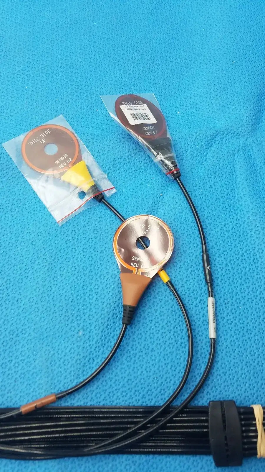 Generic 3 Leads Snap P/N ASM-0128-04 for LBL-0307-01 Recorder ECG Lead Cable, second-hand product photo 3