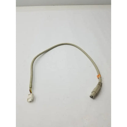 Beige 3 pin female adapter cable with rectangular and cylindrical connectors for versatile pin adapter cable connections