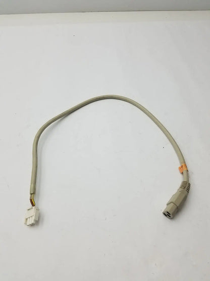 Beige 3 pin female adapter cable with rectangular and cylindrical connectors for versatile pin adapter cable connections