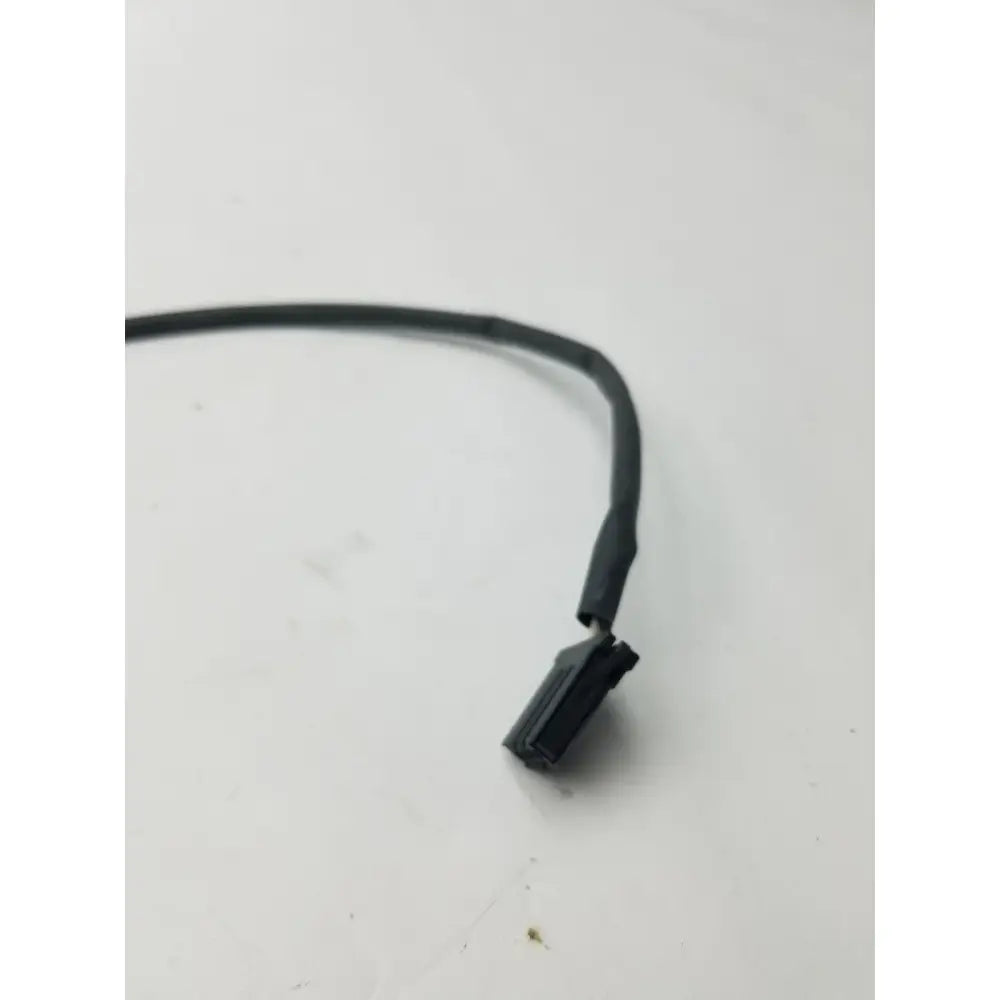 Black flexible 3 pin female cable wire with small rectangular connector at one end for secure electronic connections