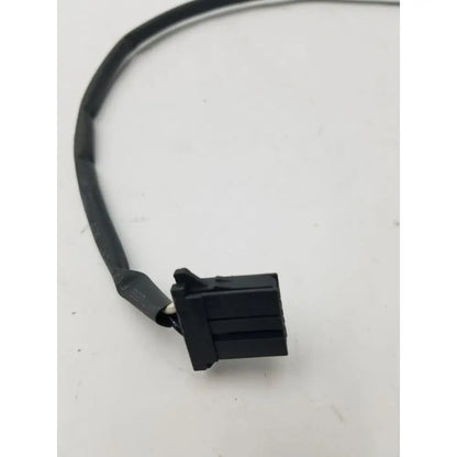 Black plastic 3 pin female cable wire with coiled black cable for secure electrical connections