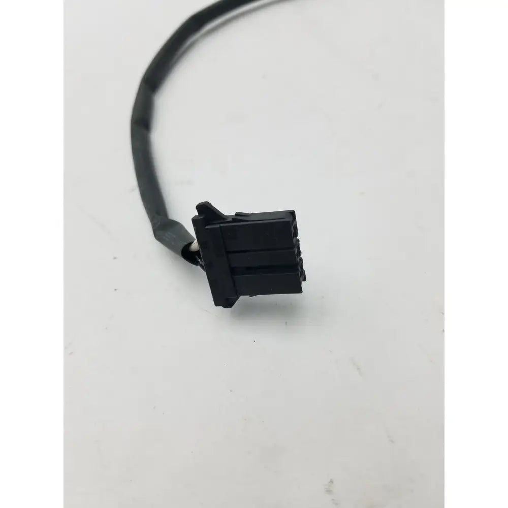 Black plastic 3 pin female cable wire with coiled black cable suitable for secure electrical connections