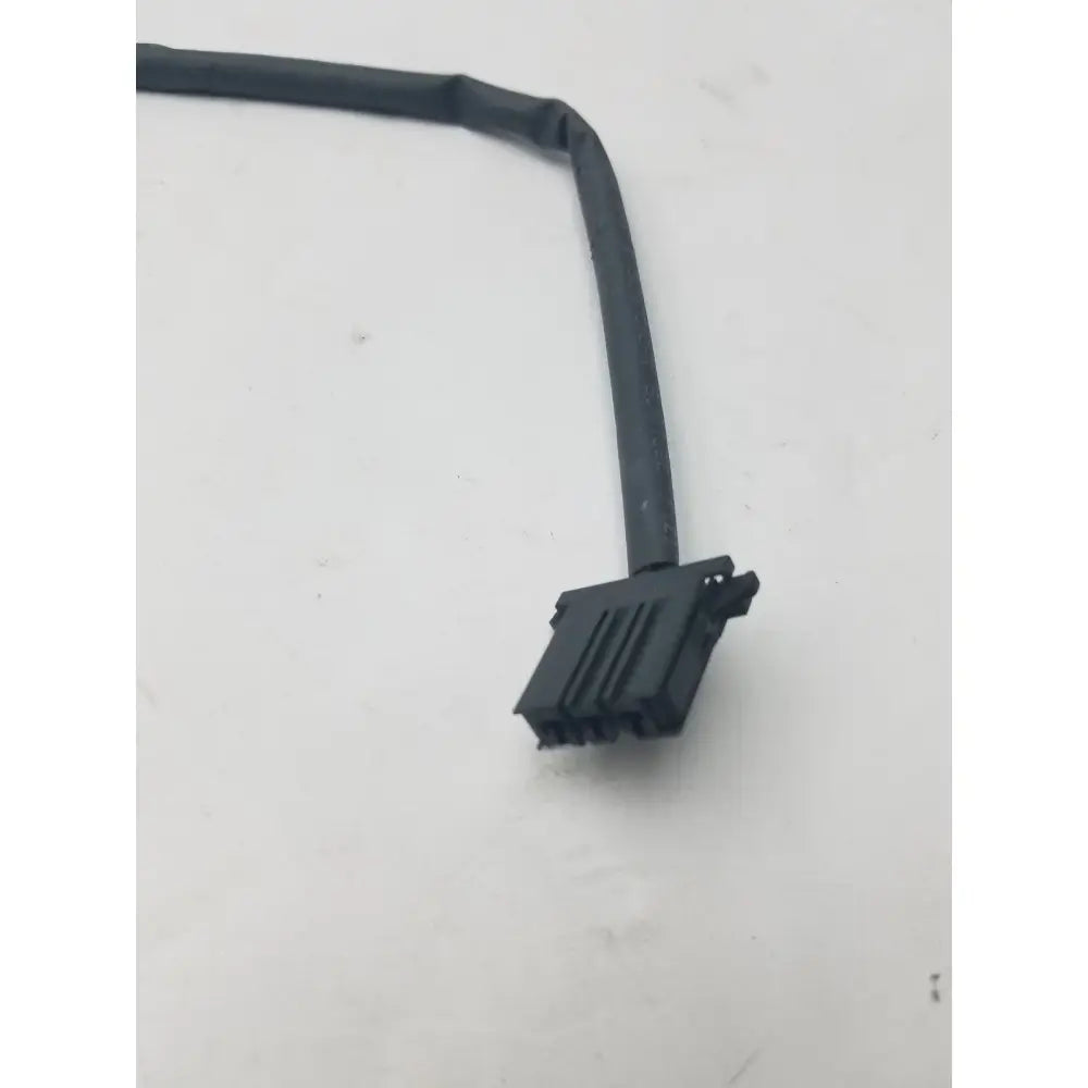 Black plastic 3 pin female connector wire cable with rectangular ridged plug end for secure connections