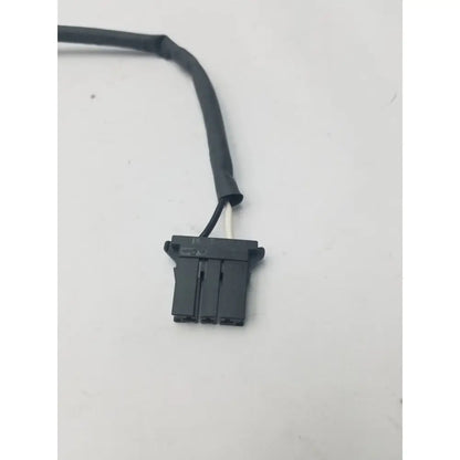 Black plastic 3 pin female connector wire with black insulated cable for secure electrical connections