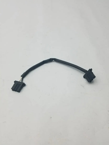 Black flexible 3 pin female connector wire cable with rectangular plastic female connectors at each end