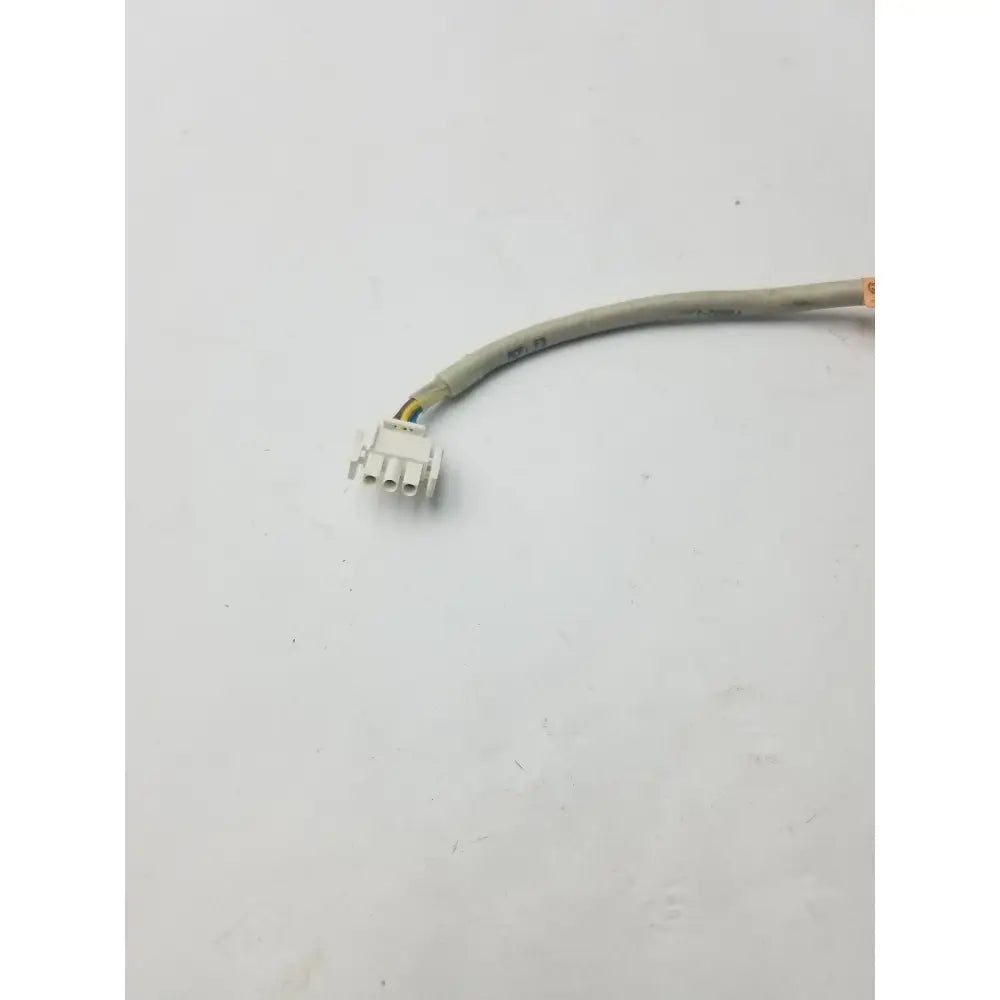 Gray cable with white 3 pin pronge to pin female connector for electrical wire connection accessory