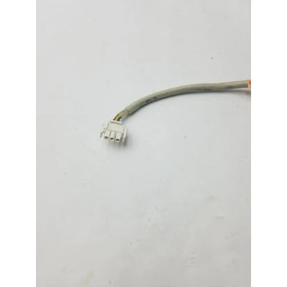 Gray cable with white 3 pin pronge to pin female connector for electrical wire connection accessory