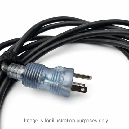 3-Prong AC Power Cord Cable for PC Monitor or Desktop – USA Plug - AC Power Cord