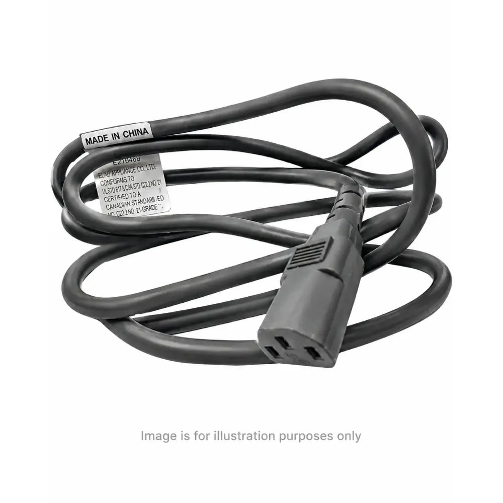 3 Prong Power Cord Detachable Cable - Power Cord