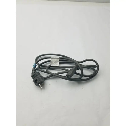 Black 3 prong power cord detachable cable with two prong plug and three pin connector for versatile use