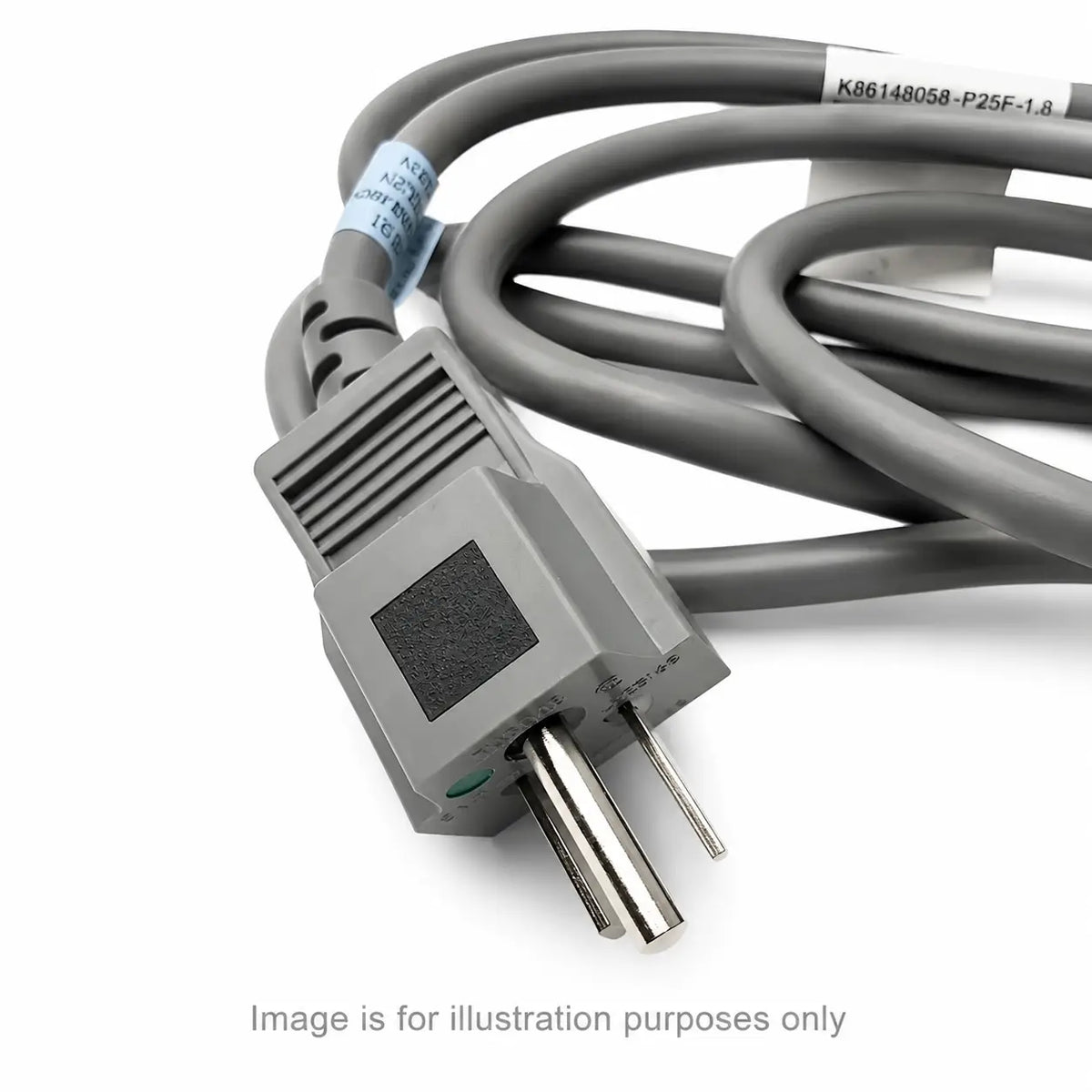 3 Prong Power Cord Detachable Cable - Power Cord