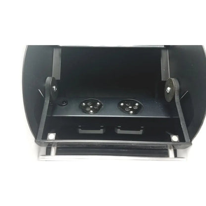Black plastic shape calibration kit a1146001b with two circular ports and mounting brackets for legato 2 scanner