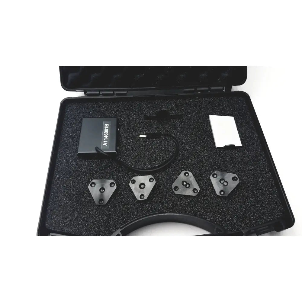 Black a1146001b calibration kit with cable foam case four metal adapters and white component for 3 shape legato 2 scanner